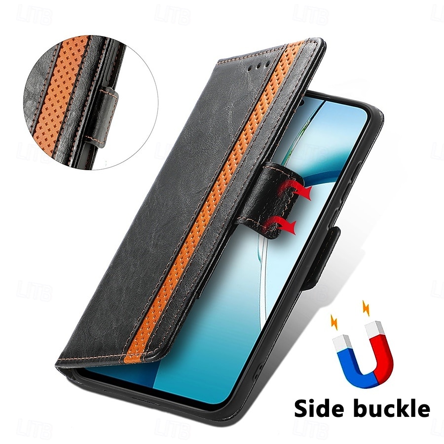Phone Case For Samsung Galaxy S26 S26 Plus S26 Ultra Wallet Case Flip Cover with Wrist Strap Kickstand Retro TPU PU Leather 2026 - $15.99 –P12