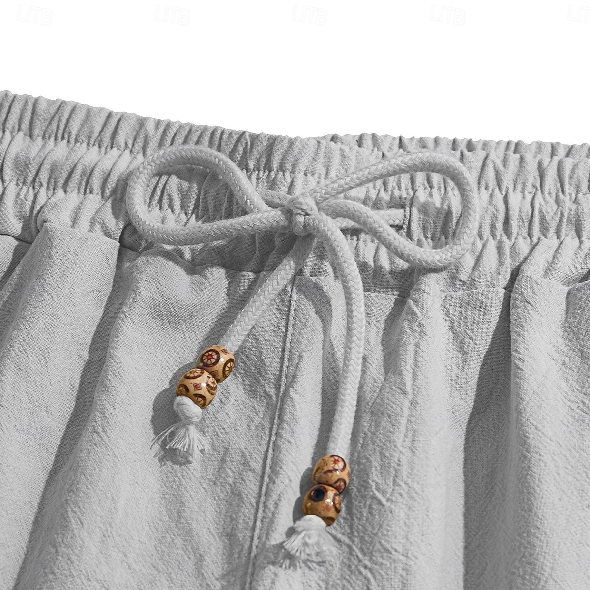 Homens Calção Shorts de linho Shorts de verão Shorts de praia Shorts largos Bolsos Cintura elástica Simples Tecido Leve Respirável Comprimento do joelho Casual Ao ar livre Feriado Moda Estilo Clássico de 2026 por $22.99 –P3
