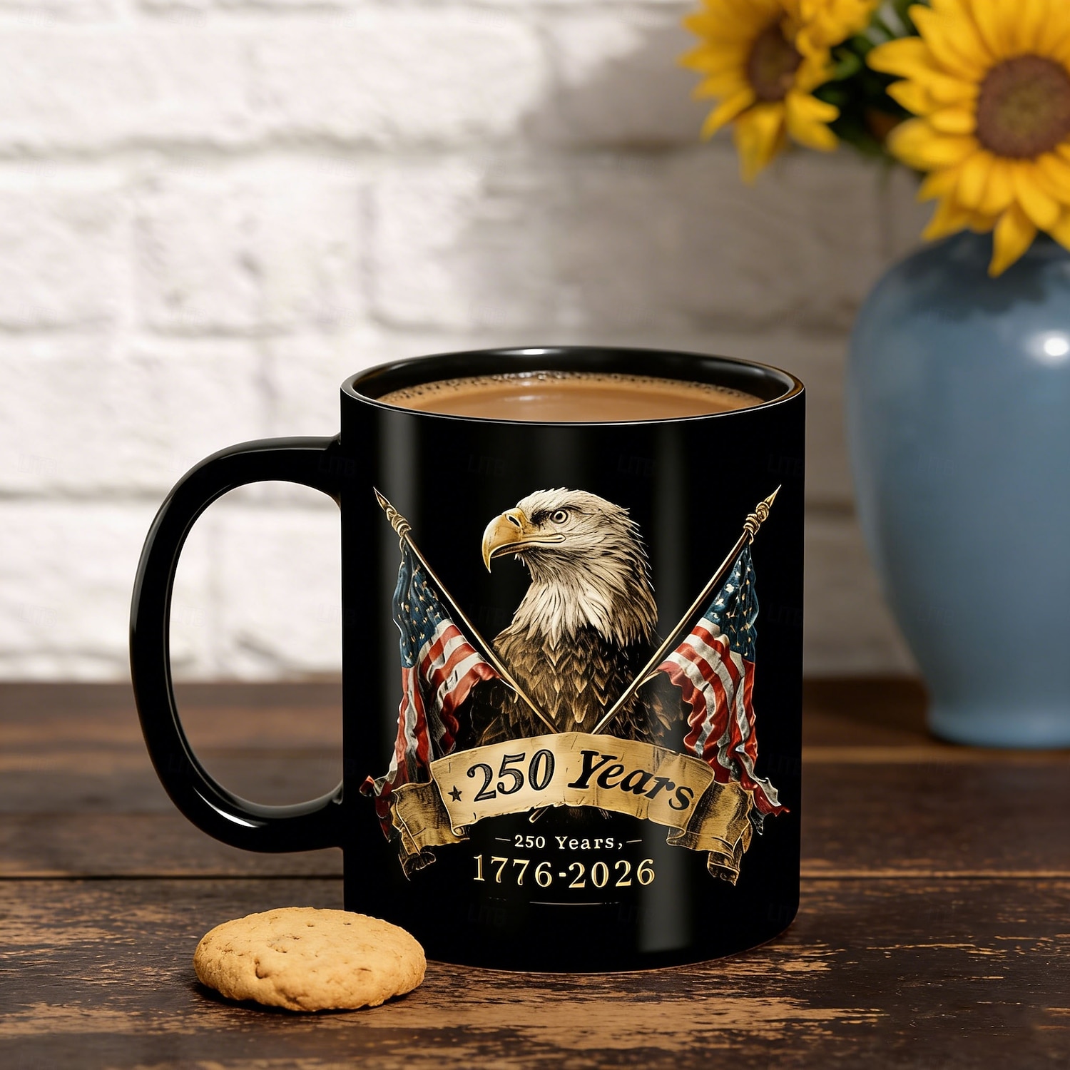 Tazza da caffè in ceramica per il 250° anniversario americano, tazza in ceramica da 11,2/15,2 once per caffè, tè, latte, acqua, regalo ideale per regali patriottici, stoviglie commemorative del 2026 a $15.99 –P2