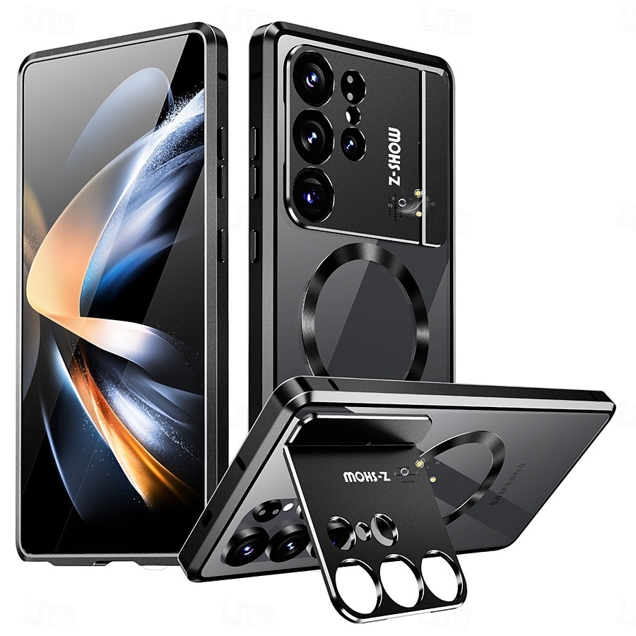 telefon Maska Pentru Samsung Galaxy S26 Ultra Noutate Cu Magsafe rezista Detașabil și Protecție de Ecran Retro MetalPistol ABS + PC 2026 - $32.99 –P16