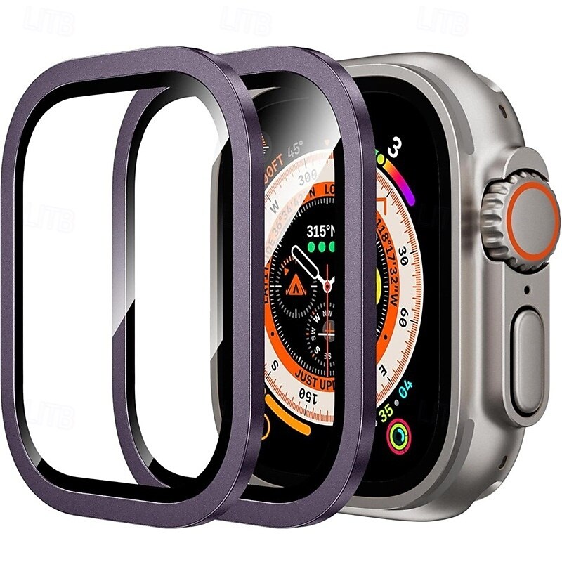 [Paquete de 4] Reloj Protector de pantalla Compatible con Apple Watch Ultra 49mm Cobertura máxima sensible al tacto Alta definición clara Vidrio Templado Accesorios Reloj 2026 - $17.99 –P7