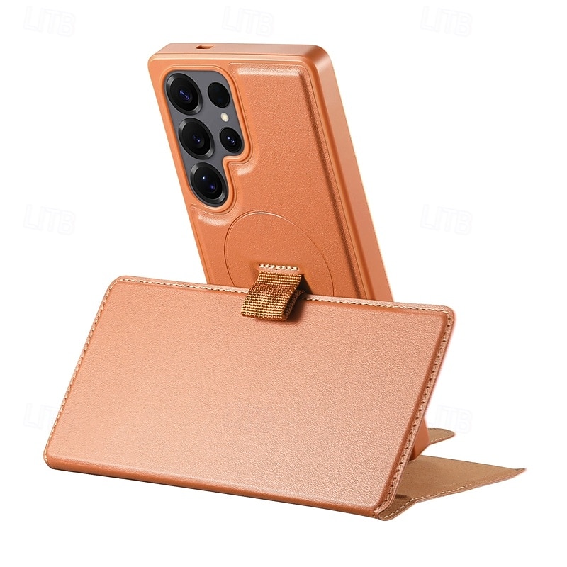 Phone Case For Samsung Galaxy S26 Ultra Plus S25 Ultra Plus S25 Edge S24 Plus Wallet Case with Stand Holder Full Body Protective Shockproof TPU PU Leather 2026 - $23.99 –P11