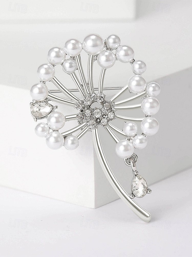 Naisten voikukasta tehty helmikorvakoru, kulta- ja hopeanväriset, elegantti ja tyylikäs, täydellinen häihin, juhliin ja toimistokäyttöön 2026 - $11.99 –P9