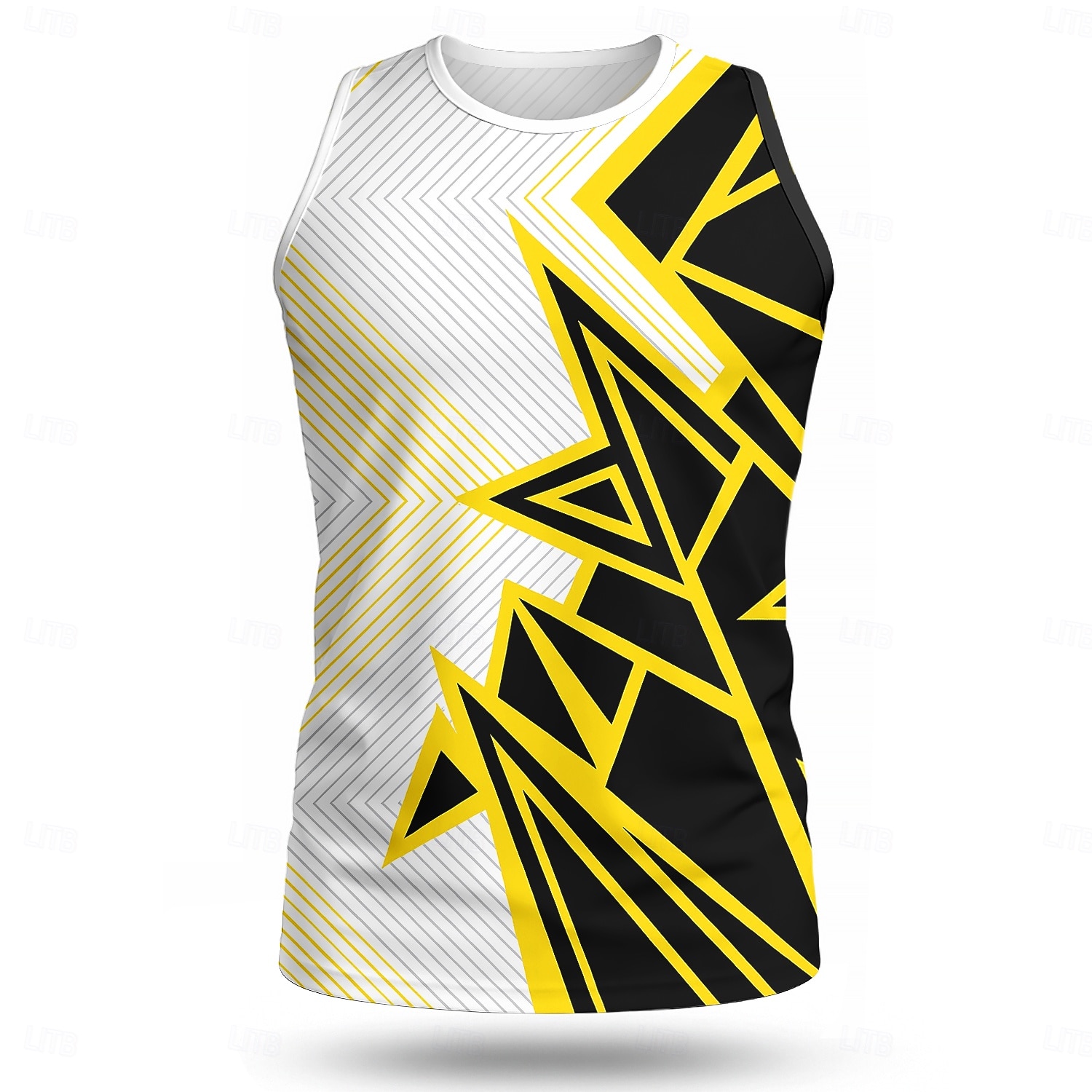 Herren Fußballtrikot Geometrisch Workout-Tanktop Lauf-Tanktop Sport-T-Shirt Sommer Ärmellos UPF 50 Schnelltrocknend Feuchtigkeitsableitend Atmungsaktiv Turnier Fußball Leger Laufen Joggen Training 2026 - $17.99 –P3