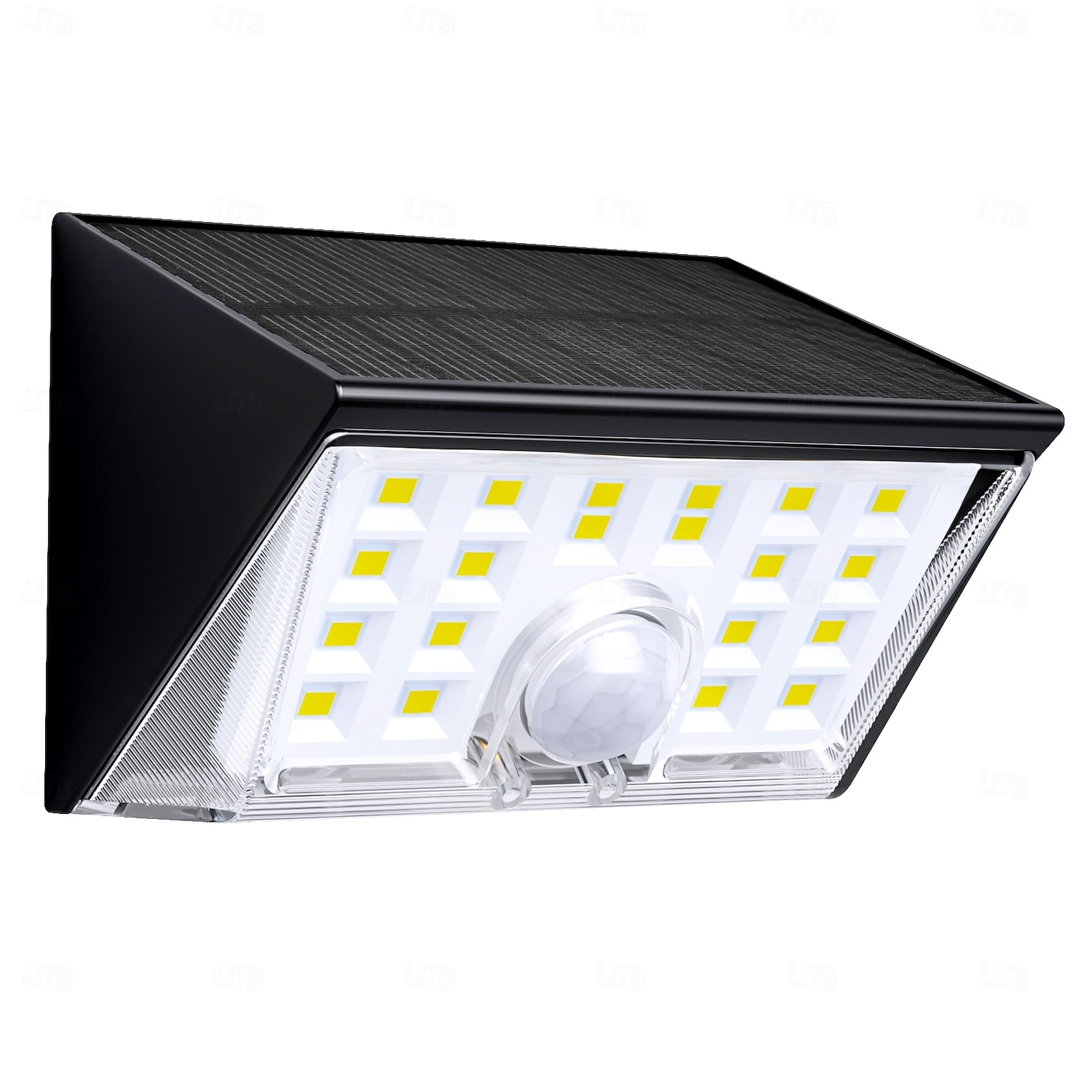 Applique murale solaire intelligente d'extérieur avec détecteur de mouvement, étanche IP65, 22 LED, 4 modes d'éclairage, lampe décorative pour jardin, cour, clôture, mur, villa, porche de 2026 ? $26.99 –P2