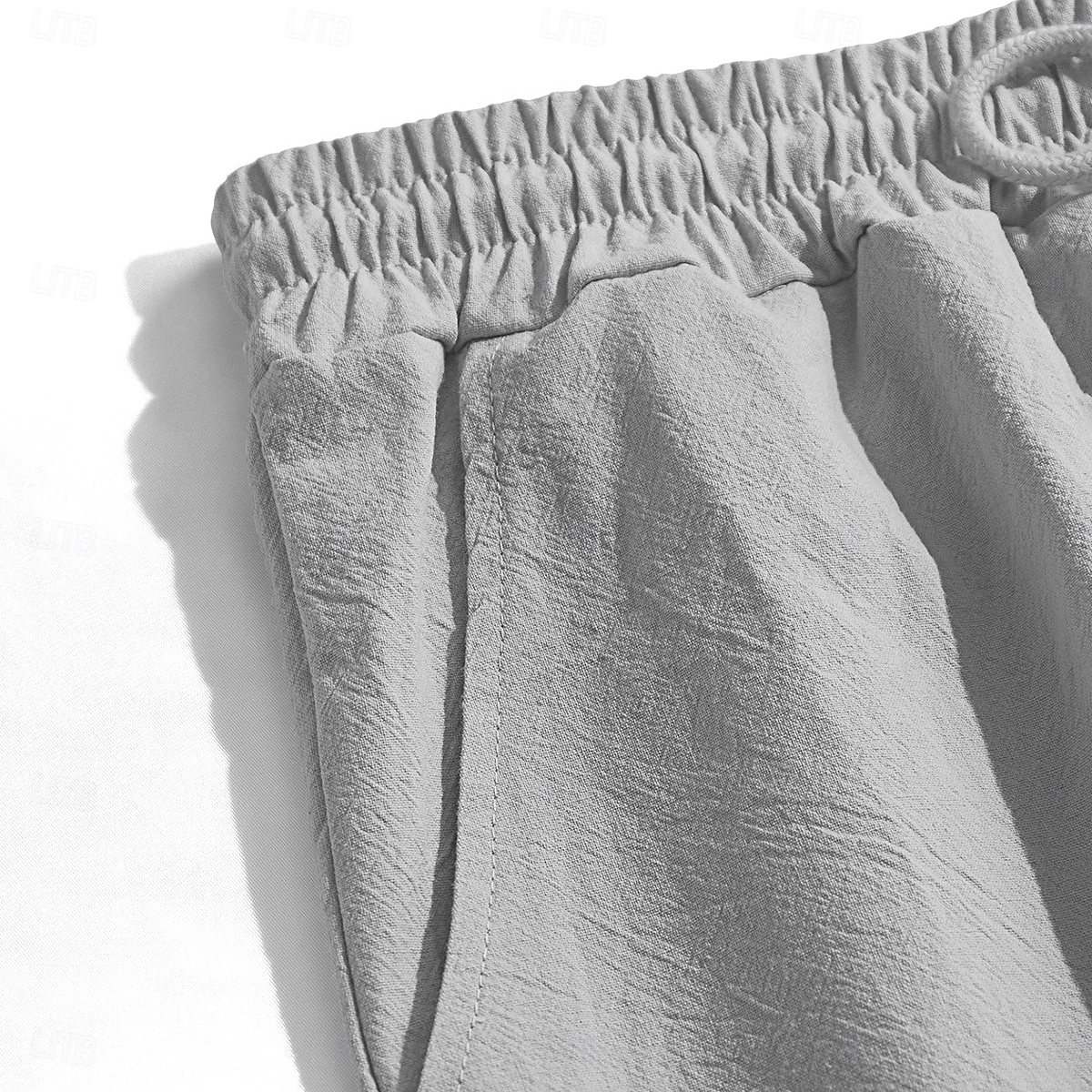 Homens Calção Shorts de linho Shorts de verão Shorts de praia Shorts largos Bolsos Cintura elástica Simples Tecido Leve Respirável Comprimento do joelho Casual Ao ar livre Feriado Moda Estilo Clássico de 2026 por $22.99 –P4