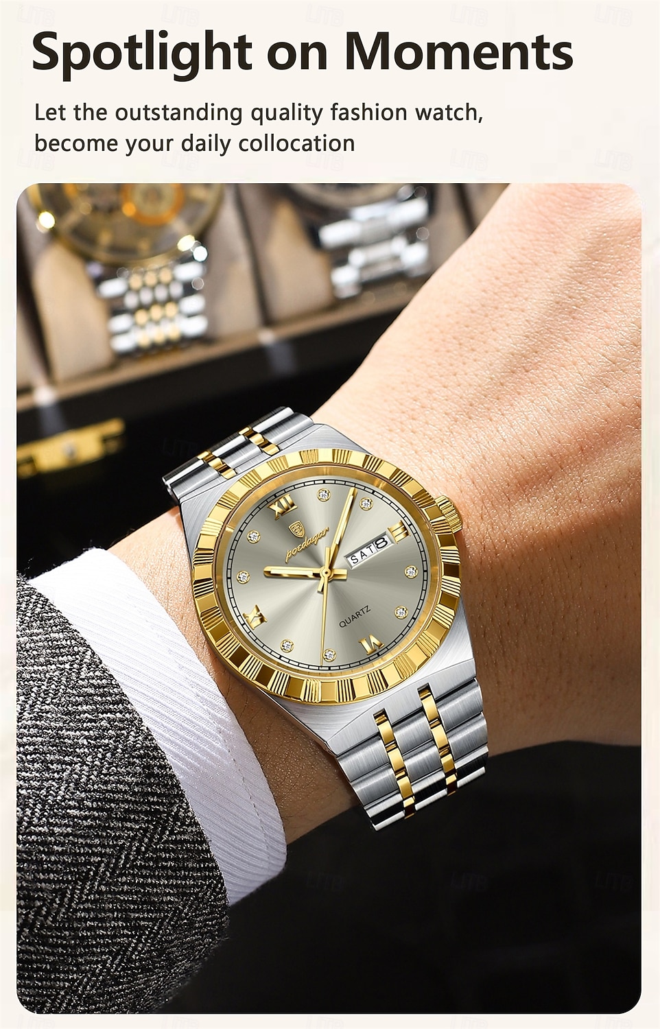 872 New Ultra-thin Stainless Steel Business Classic Men's Watch, Waterproof Luminous Quartz Wristwatch 2026 - $35.99 –P2