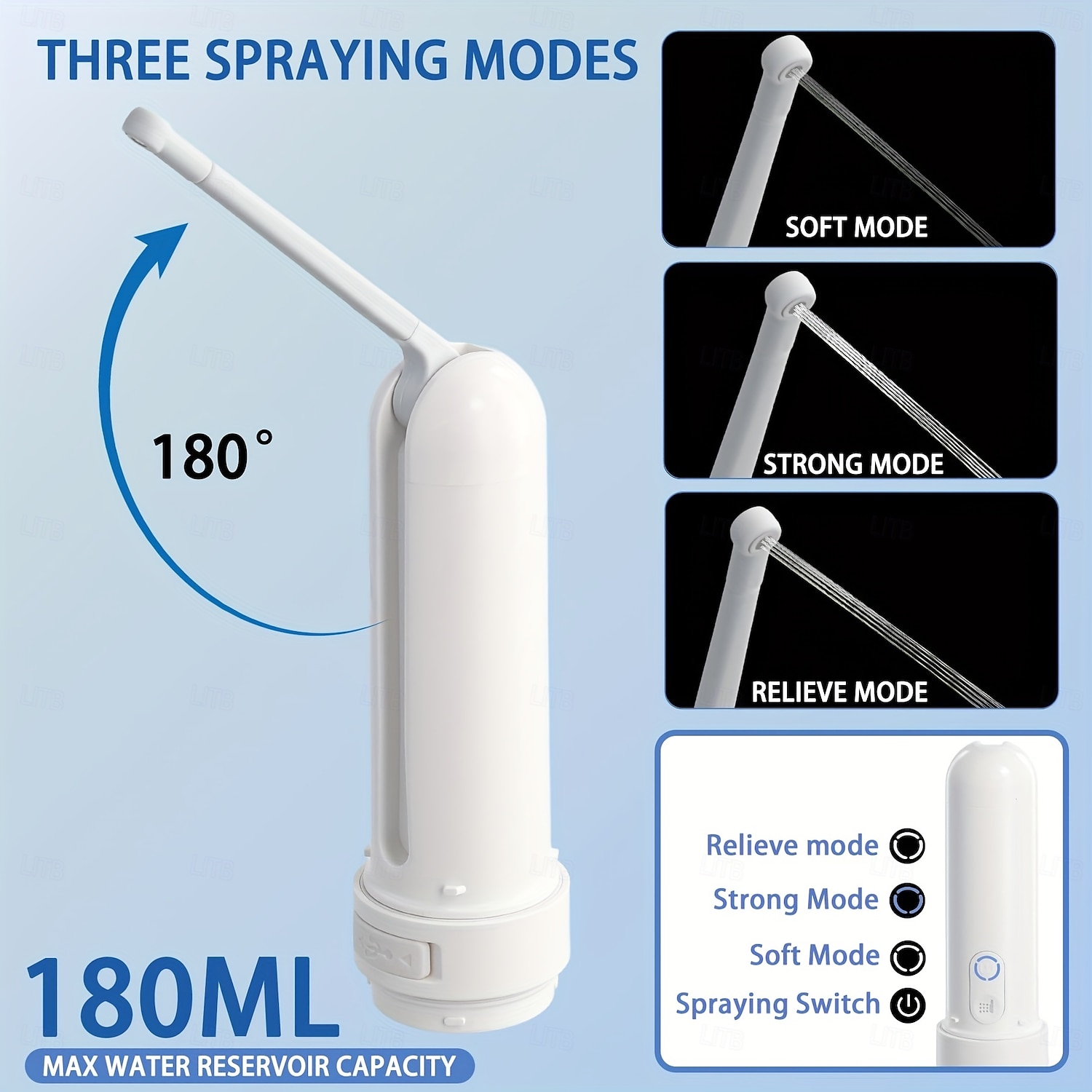 Electric Portable Bidet for Travel & Postpartum Care, Handheld Rechargeable Bidet Sprayer with 350ml Bottle, IPX7 Waterproof for Maternity, Baby, Seniors, Camping, Personal Hygiene Recovery 2026 - $53.99 –P2