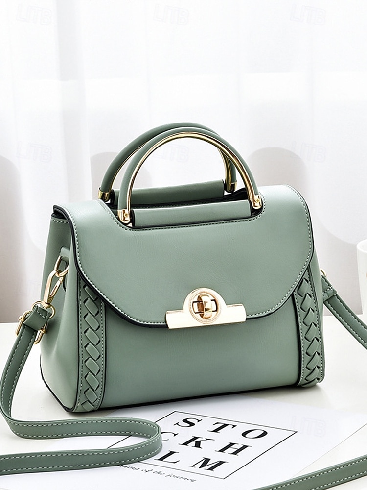 Sac à main bandoulière femme en similicuir avec poignée supérieure et bandoulière réglable, élégant sac à main multicolore pour un usage quotidien décontracté, les trajets domicile-travail et les sorties en vacances. de 2026 ? $24.99 –P4