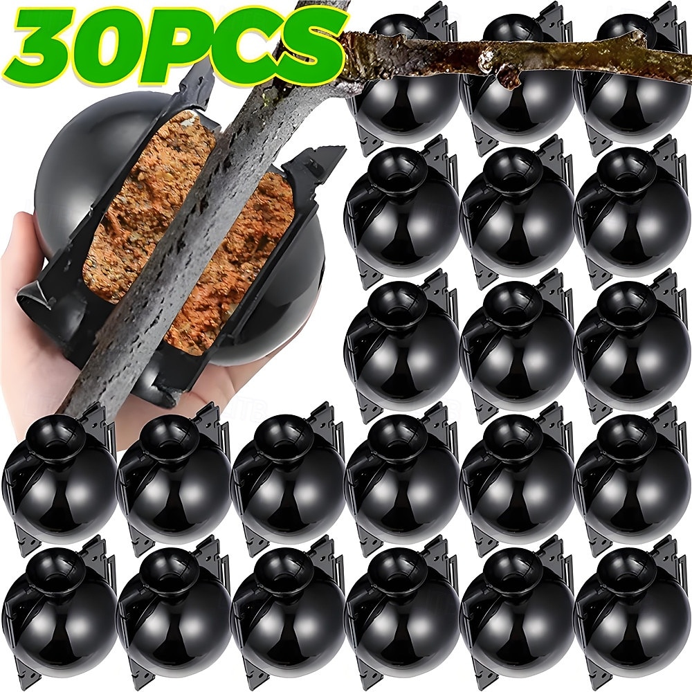 30Pcs Plant Rooting Ball High Pressure Propagation Root Growing Box Garden Reusable Cutting Grafting Ball Breeding Equipment 2026 - $20.99 –P1