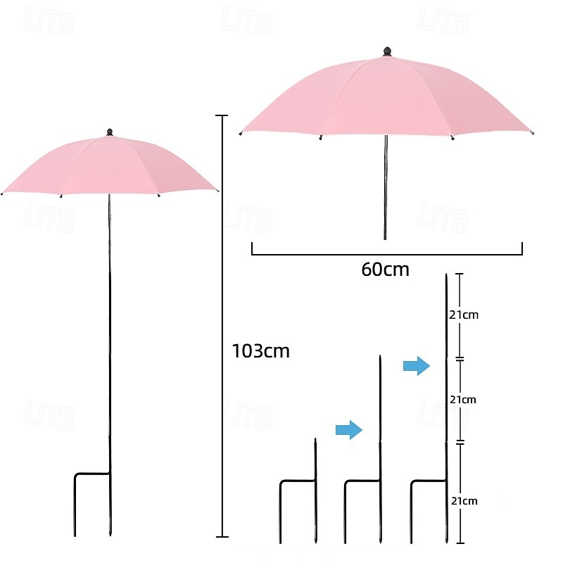 ομπρέλα για σκίαστρο εξωτερικού χώρου για φυτά, ρυθμιζόμενο στέγαστρο κήπου, εξωτερική ομπρέλα προστασίας φυτών με ένθετο εδάφους, κατάλληλη για όλες τις εποχές 2026 - $25.99 –P7