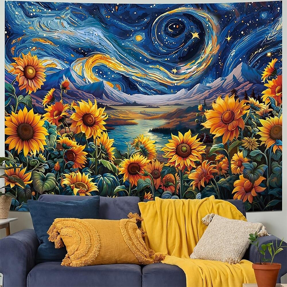 magico cielo notturno luna paesaggio montano arazzo fungo luminoso farfalla foresta lago decorazione murale psichedelica fantasy casa camera da letto soggiorno sfondo del 2026 a $20.99 –P5