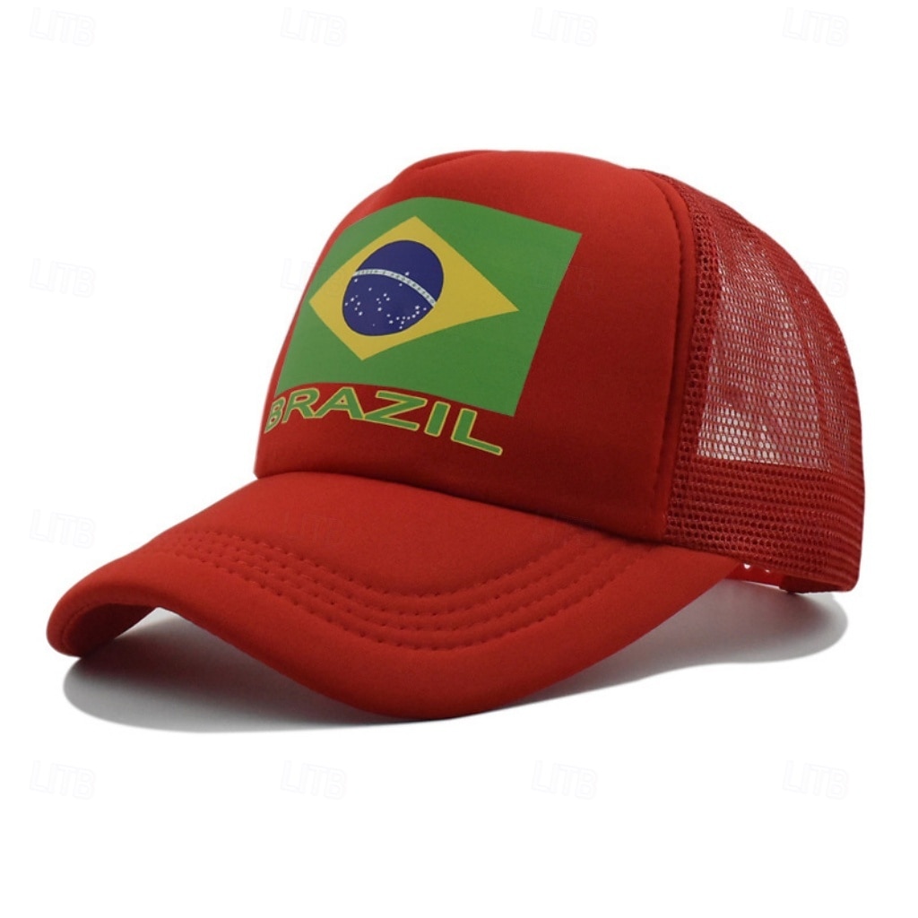 בגדי ריקוד גברים כובע בייסבול כובע שמש פול שחור פּוֹלִיאֶסטֶר טלאים אופנתי סגנון רחוב יום יומי יומי בָּחוּץ חופשה דגל ציטוטים ואמירות הגנה מפני השמש קרם הגנה נשימה 2026 - $4.49 –P3