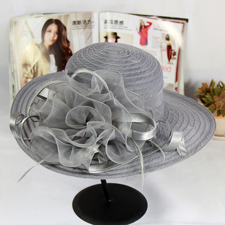 Cappelli Poliestere Matrimonio Compleanno Vintage Carino Con Tulle Copricapo Copricapo del 2026 a $22.99 –P2