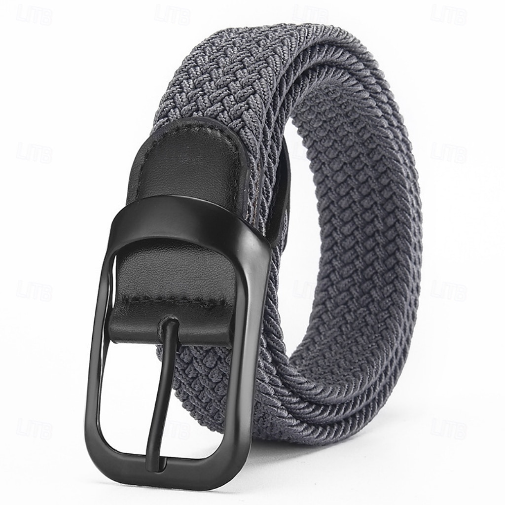 Pánské Pás tkaný slitina zinku Plátno Šik ven Moderní Na běžné nošení Pro volný čas Pevná barva Černá 1 # Černá Denní Domů Venkovní Streetwear Do pasu 2026 - $4.49 –P3