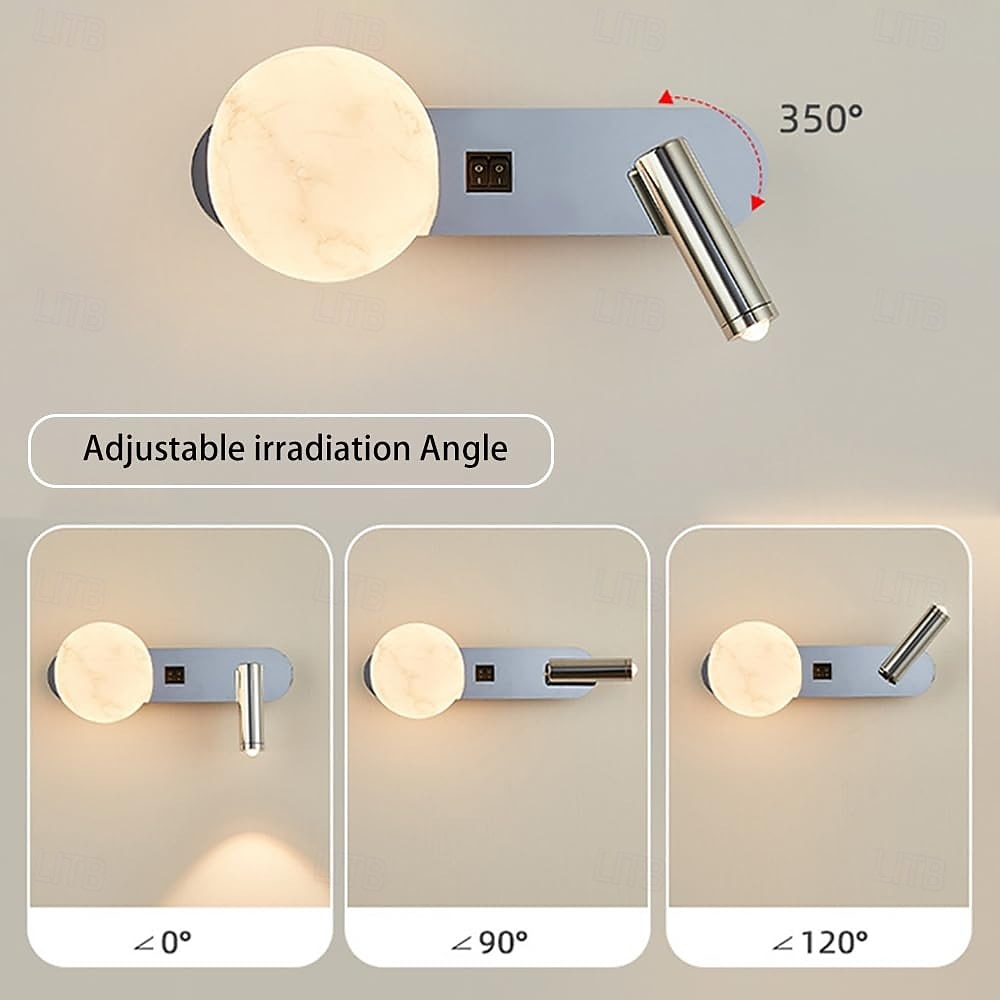 Vägglampor inomhus Sovrum Järn vägg~~POS=TRUNC Inte vattentät 110-120V 220-240V 2026 - $116.99 –P3