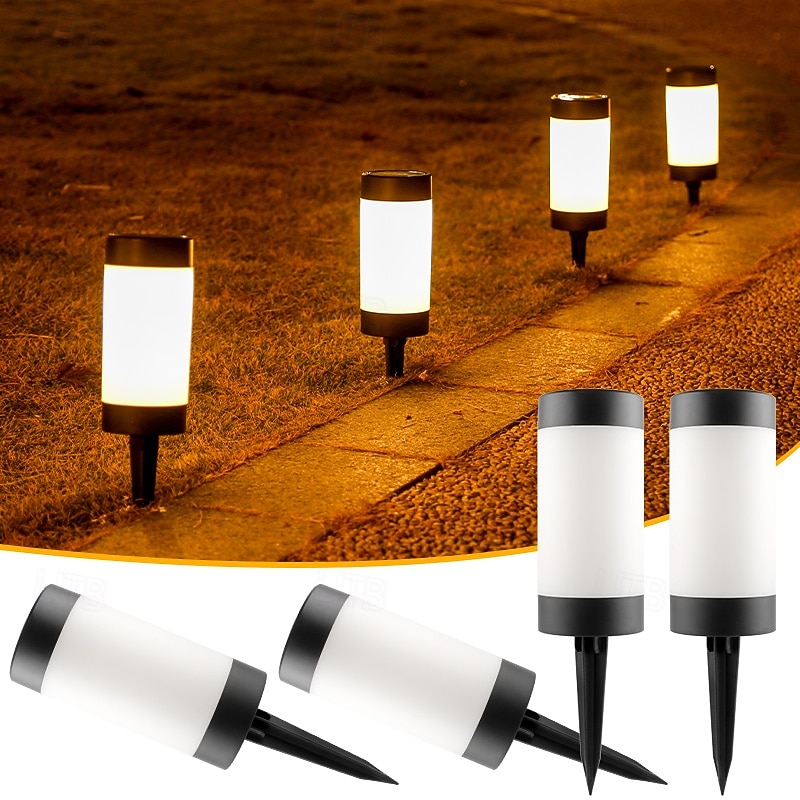 4 τεμάχια ηλιακά φώτα εξωτερικού χώρου για γκαζόν, αδιάβροχα φώτα για βίλα, μονοπάτια κήπου, διακοσμητικά φώτα, αυλή, λιβάδι, έδαφος, ένθετα φώτα 2026 - $46.99 –P1