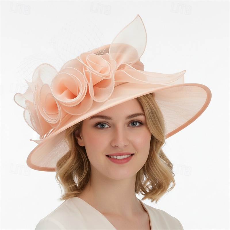 Derby Cappello Cappello da chiesa Cappello Kentucky Derby Gentildonna Nobildonna Costume Per donna Derby Ascot Festival delle corse di cavalli Adulti Cappello Primavera & Estate del 2026 a $20.99 –P5