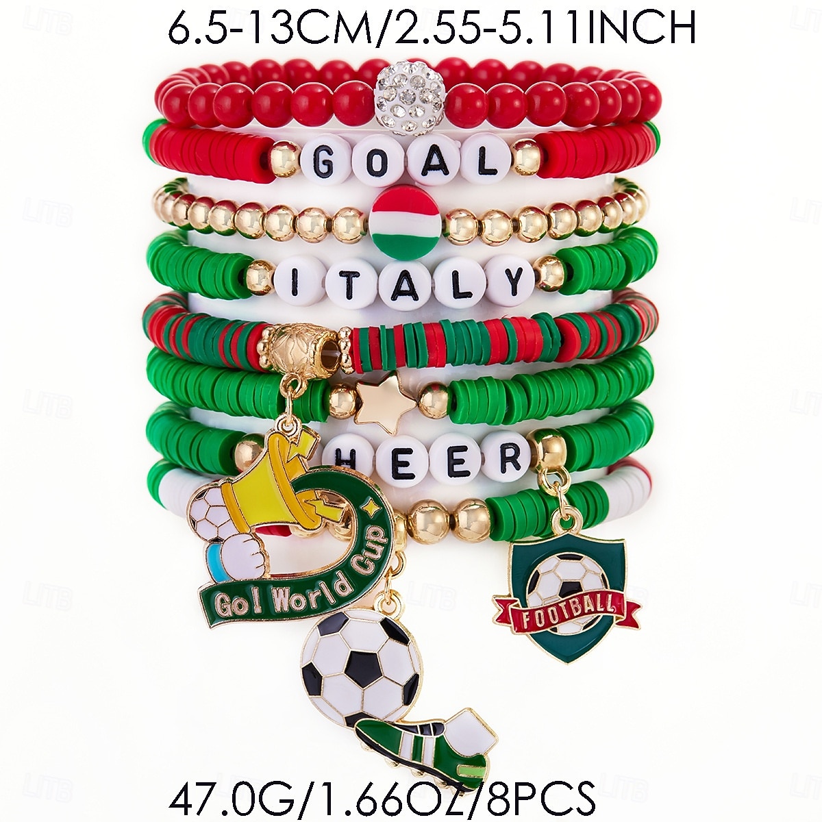 Världsfotbollsmatch 2026 armband Fotbollsmamma Fläkt Cosplay Vuxna Dam Maskerad Fest Fotbollsmatch Fotbollsevenemang Klä ut 2026 - $15.99 –P17