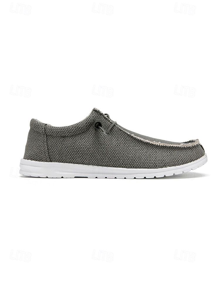 Men's Canvas Outdoor Resort Shoes – Comfortable Slip-On Loafers for Travel, Walking and Casual Resort Wear 2026 - $42.99 –P15