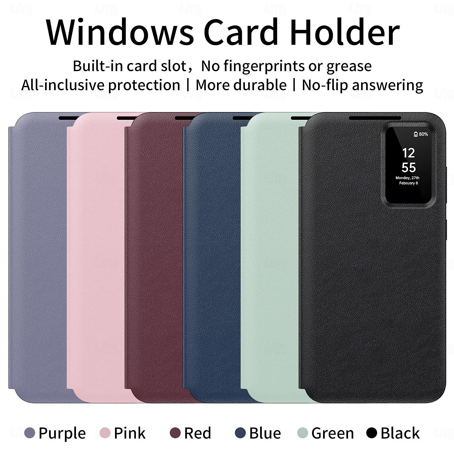 Phone Case For Samsung Galaxy S26 S26 Plus S26 Ultra Wallet Case Clear View Window Camera Lens Protector Ultra Thin Retro PU Leather 2026 - $25.99 –P2
