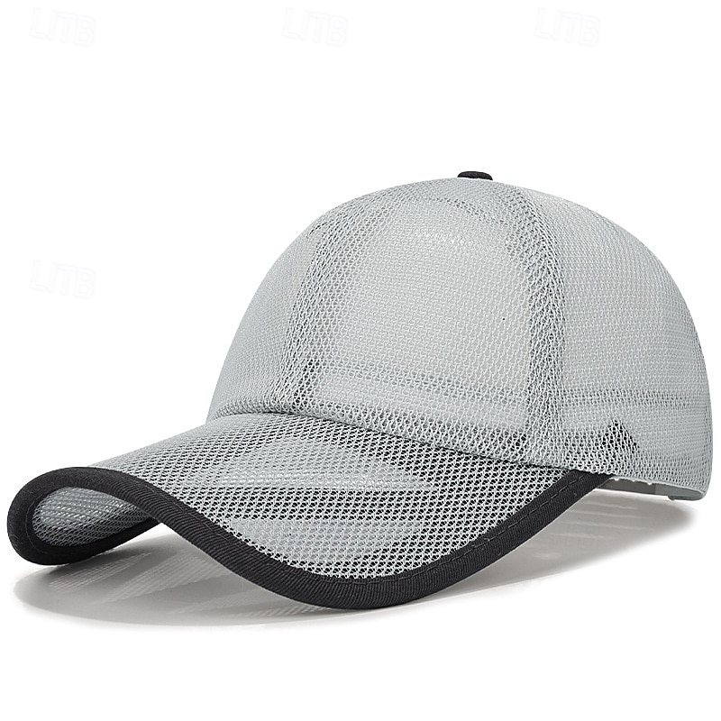 Baseball Cap Running Cap Sun Hat Unisex Cap Running Cap Solid Colored Sun Protection Windproof Quick Dry for Tennis Baseball Running Summer Spring Dark Grey Black Army Green 2026 - $8.49 –P8