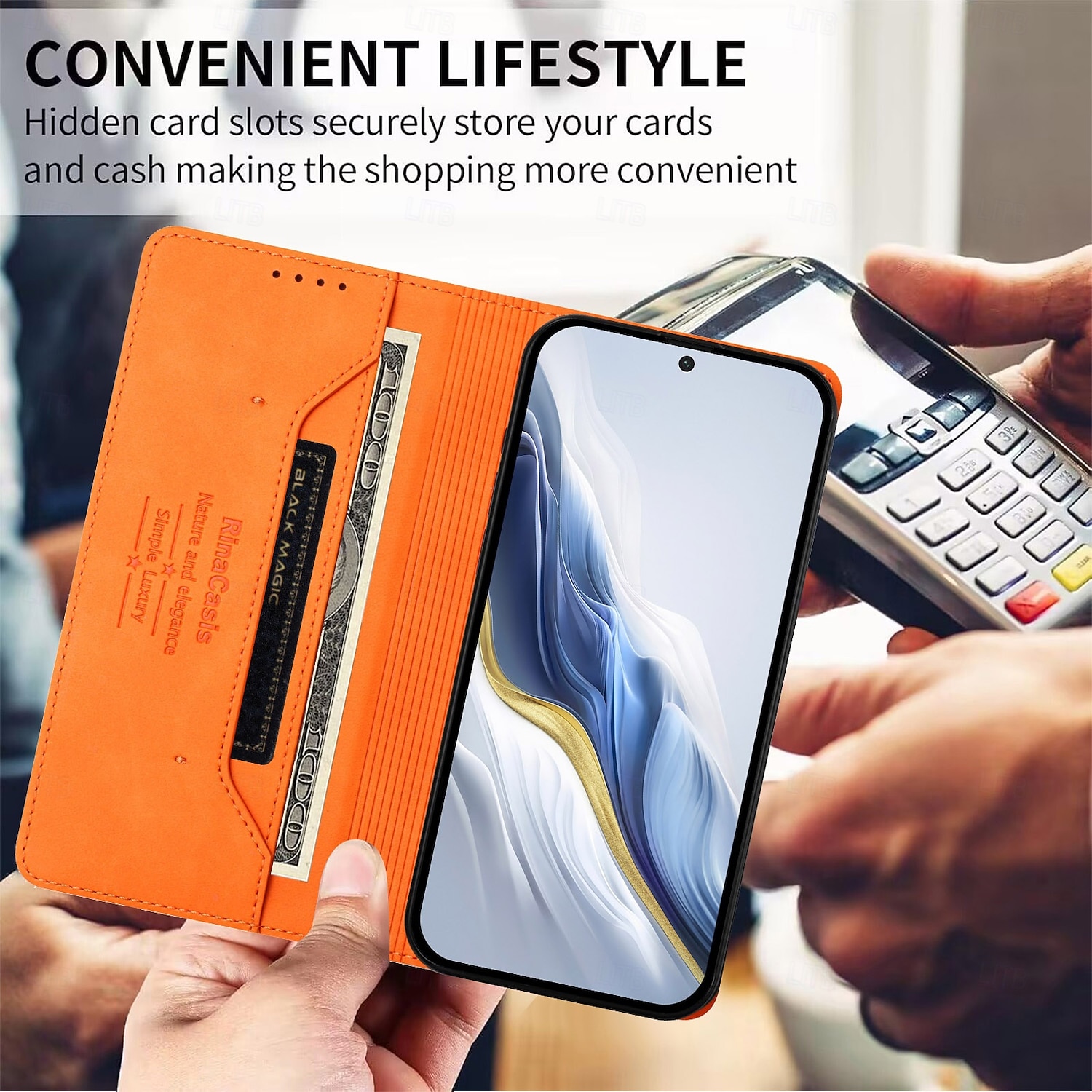 telefoon hoesje Voor Samsung Galaxy S26 S26 Ultra Plus Wallet Card Case met standaard Magnetisch Ondersteuning draadloos opladen Retro TPU PU-nahka 2026 - $15.99 –P13