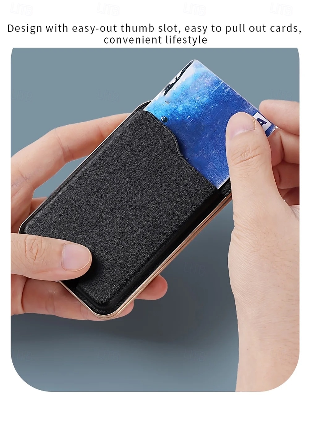 2-in-1 magnetischer MagSafe-Wallet-Ständer, magnetisches Leder-Kartenetui für iPhone 17, 16, 15 Pro Max Serie mit verstellbarer Halterung 2026 - $22.99 –P9