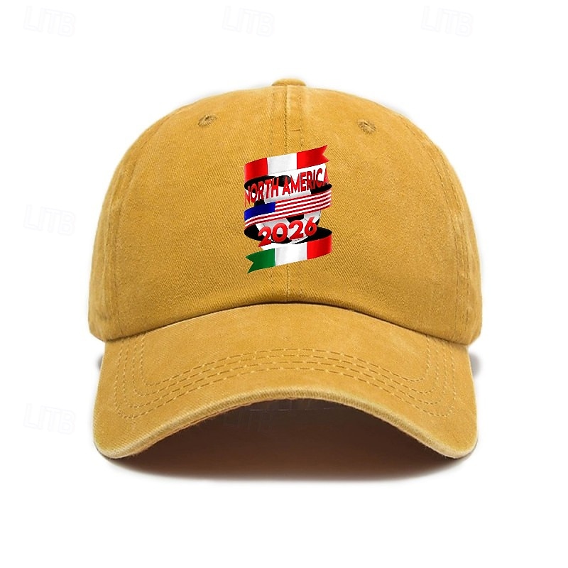 Fotbal Mondial Pălării / Căciuli Fotbal Fotbal Casual Adulți Unisex Casual În aer liber Meci Îmbrăcați-vă 2026 - $12.49 –P15