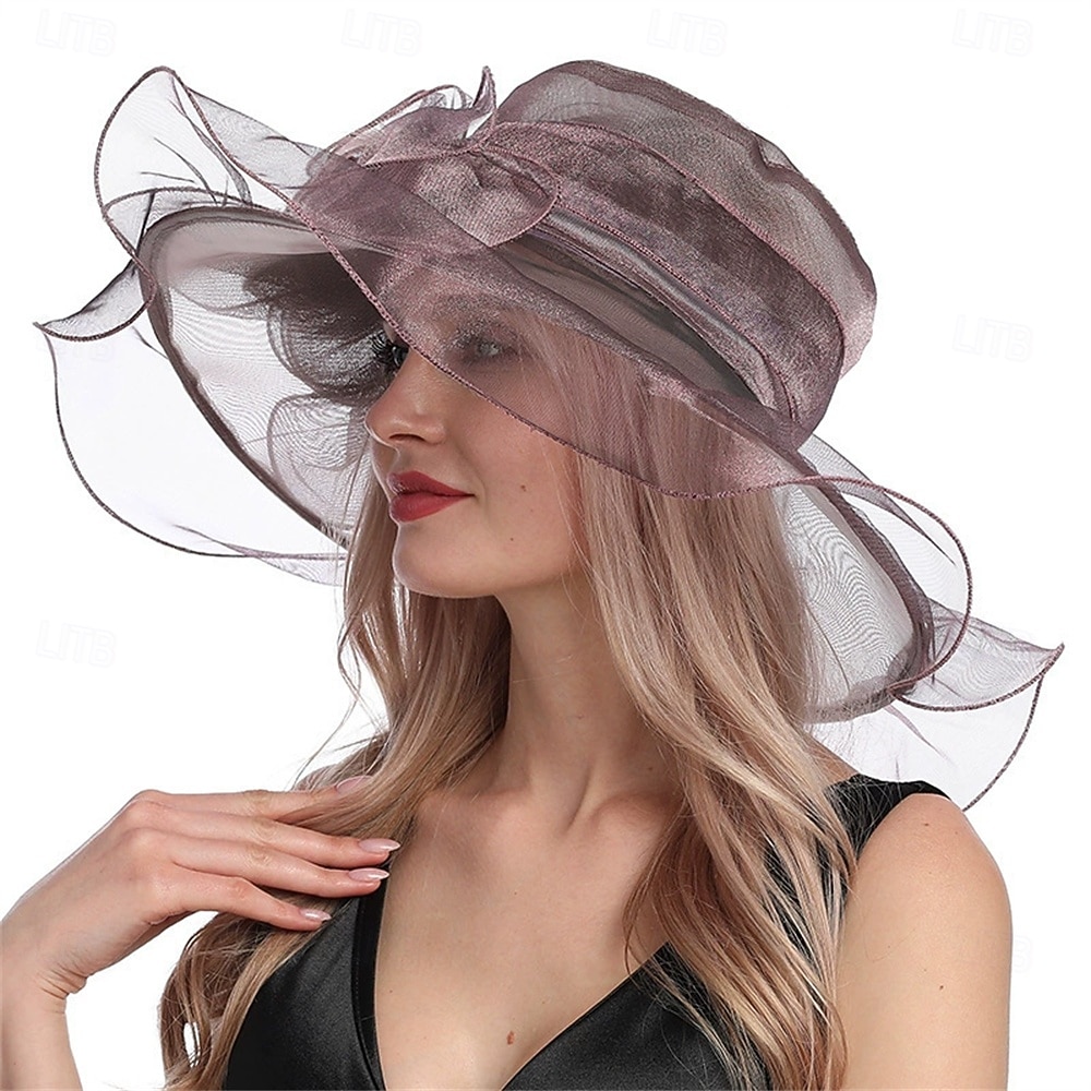 Derby Hut Kirchenhut Kentucky Derby Hut Dame Edelfrau Kostüm Damen Derby Ascot Pferderennfestival Erwachsene Hut Frühling & Sommer 2026 - $36.99 –P7