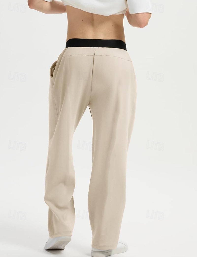 Homme Pantalons Pantalon décontracté Avec Poches Taille Élastique Bloc de Couleur Confort Longueur complète Quotidien Maison Extérieur Simple Style Classique Noir bleu marine Non Elastique de 2026 ? $21.99 –P5