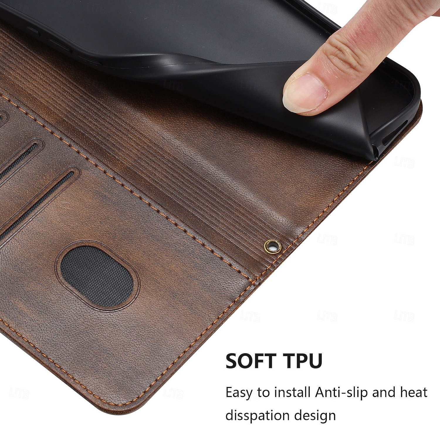 Phone Case For Samsung Galaxy S26 S26 Ultra Plus Wallet Case with Stand Holder Support Wireless Charging with Wrist Strap Retro TPU PU Leather 2026 - $15.99 –P10