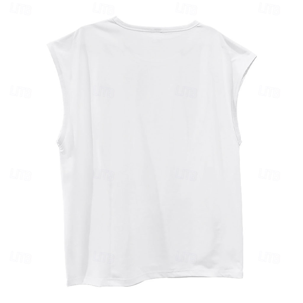 Ανδρικά Μπλουζάκι Τανκ Μπλουζάκι μπλουζάκι Αμάνικο Στρογγυλή Ψηλή Λαιμόκοψη Καλοκαίρι Άνοιξη Συμπαγές Χρώμα Κομψό στυλ street Στυλάτο Καθημερινό Κουρελού Causal Καθημερινά ΕΞΩΤΕΡΙΚΟΥ ΧΩΡΟΥ 2026 - $9.49 –P14