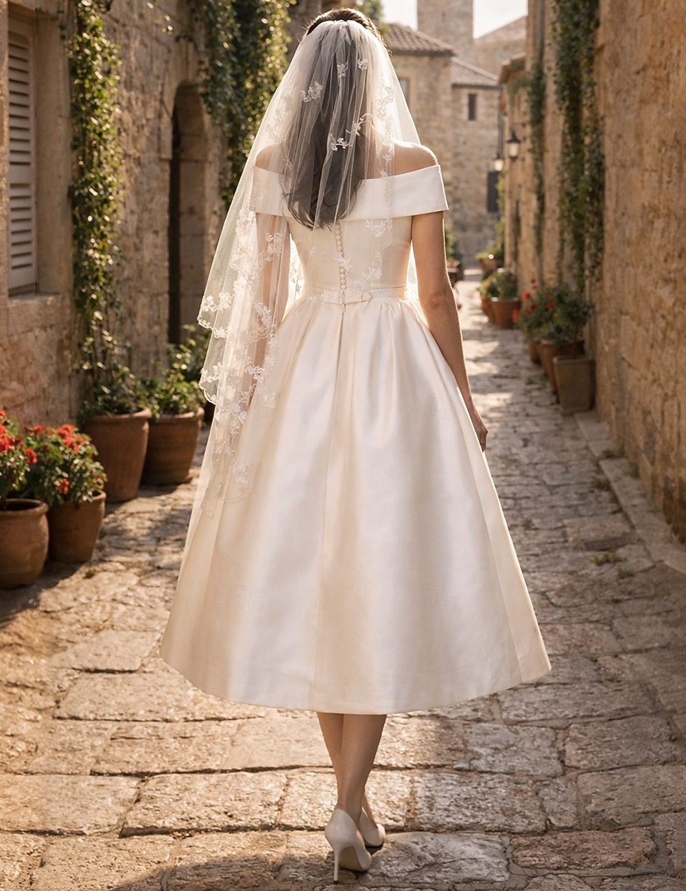 white dresses for bridal shower Vintage 1940s / 1950s Little Wedding Dresses Bridal Gowns QW2352 Custom Size / Ivory this party dress will be your lovely partner. Bridal Shower Dresses & Outfits