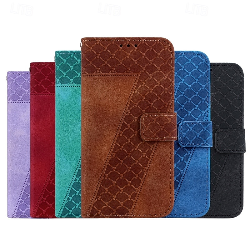 telefon Carcasă Pro Samsung Galaxy S26 S26 Plus S26 Ultra Pouzdro na peněženku Vytlačený vzor Ochrana celého těla Stojánek Geometriské vzory PU kůže 2026 - $14.99 –P1