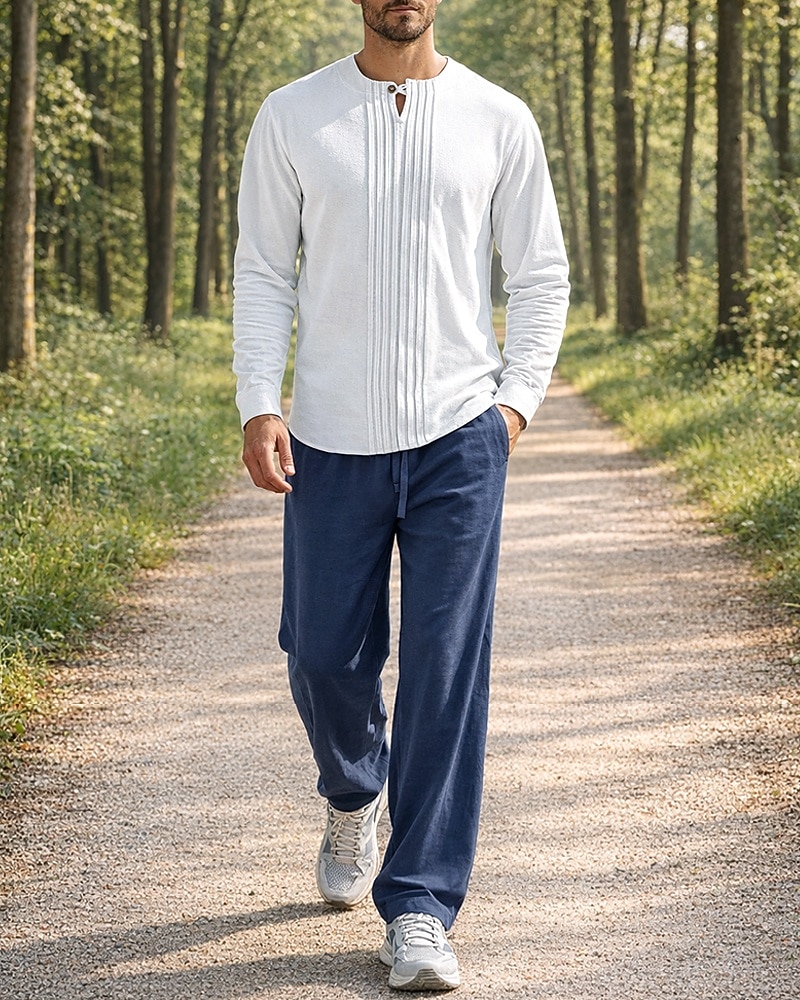 Per uomo Tuta da Ginnastica Tuta da Jogging Tute da allenamento Coulisse 2 Pezzi Tinta unita Set di Abbigliamento Sportivo Estate Primavera Nero con Bianco Cáqui Escuro Allenamento in Palestra del 2026 a $44.99 –P2