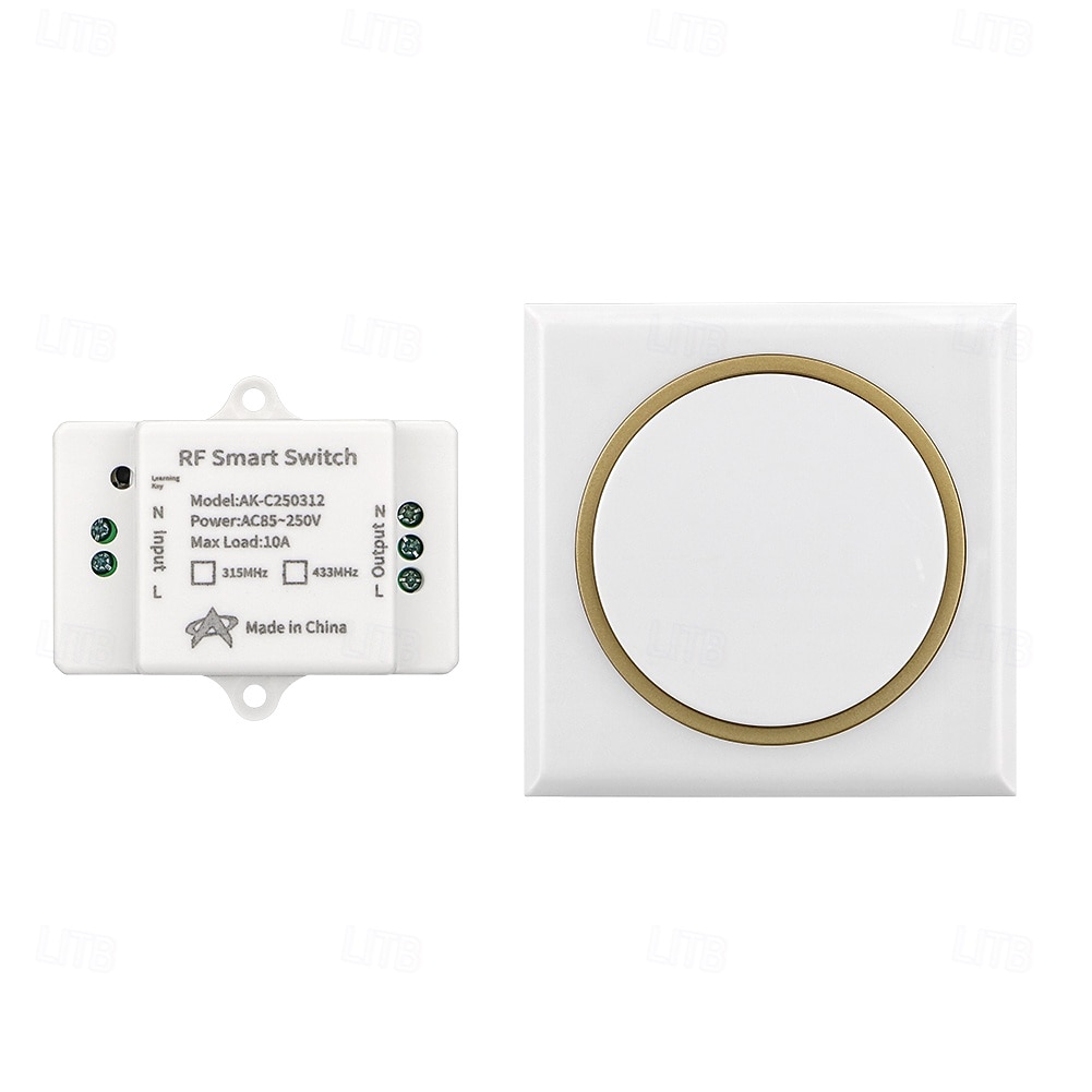 Interruptor de control remoto inalámbrico de 1 canal CA 85 V-250 V, CA 220 V, encendido y apagado, 433 MHz 2026 - $19.99 –P1
