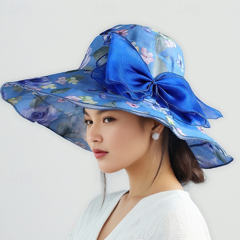 Cappelli Poliestere Cappello a secchiello Matrimonio Compleanno Vintage Carino Retrò Con Fiocco Copricapo Copricapo del 2026 a $17.49 –P6