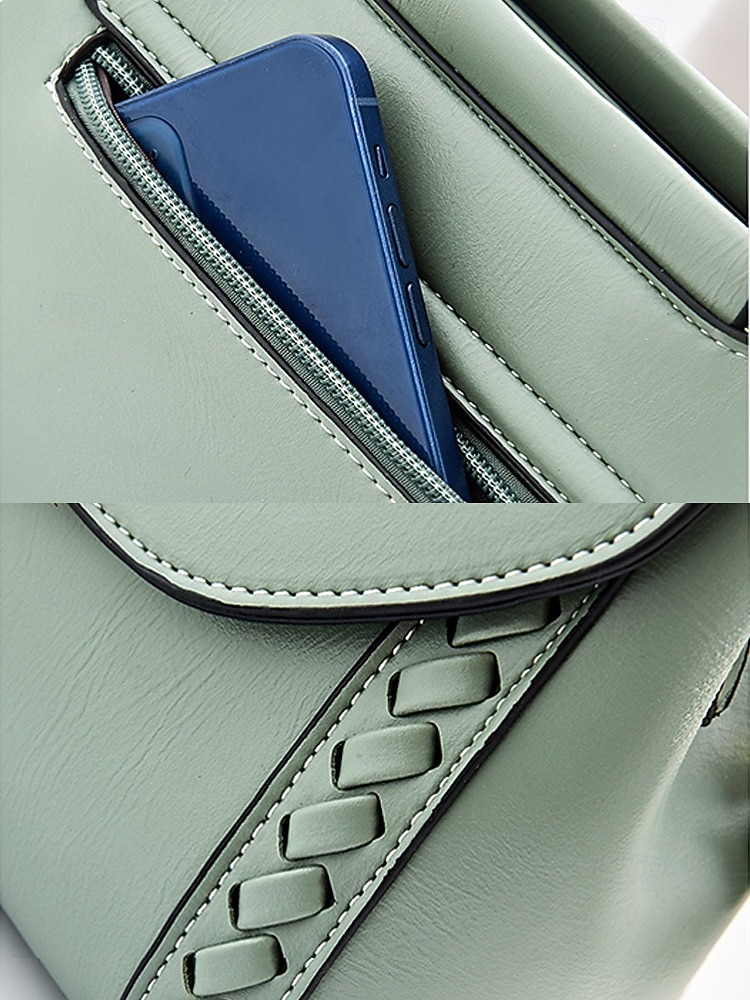 Sac à main bandoulière femme en similicuir avec poignée supérieure et bandoulière réglable, élégant sac à main multicolore pour un usage quotidien décontracté, les trajets domicile-travail et les sorties en vacances. de 2026 ? $24.99 –P9