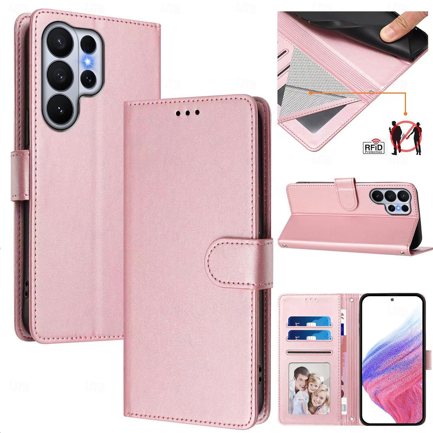 telefon Carcasă Pro Samsung Galaxy S26 S26 Ultra Plus Pouzdro na peněženku se stojánkem s Lanyardem s poutkem na zápěstí Retro TPU PU kůže 2026 - $15.99 –P2