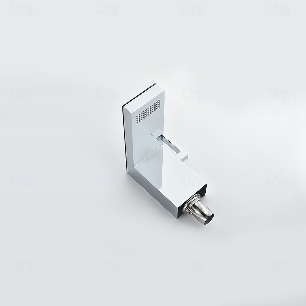 Robinet de salle de bain cascade, robinet de lavabo à haut débit, mitigeur de lavabo en laiton à montage sur plage, robinet de lavabo monotrou à poignée unique, robinet de meuble-lavabo de 2026 ? QAR 1063.79 –P5