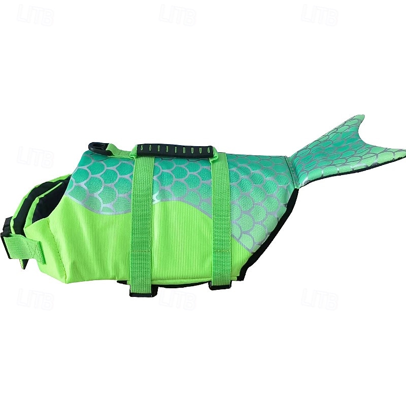 Shark Dog Safety Life Vest, Mermaid Dog Life Vests for Swimming with Superior Buoyancy and Rescue Handles for Swimming Pool Beach Boat 2026 - $28.99 –P8