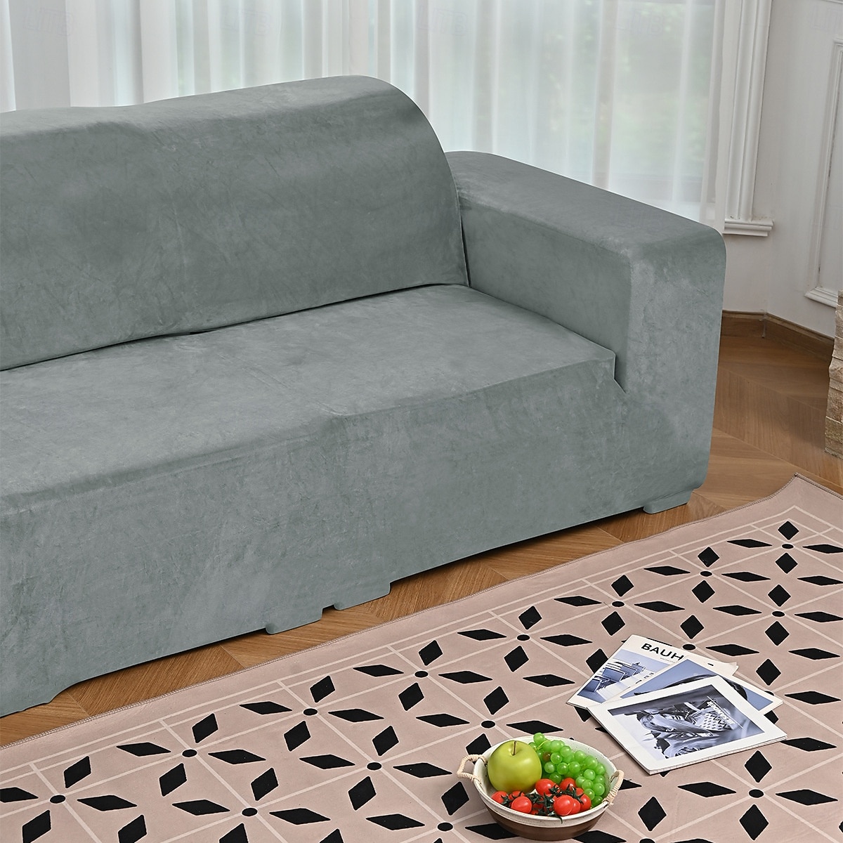Capas elásticas para sofás de 1, 2, 3 e 4 lugares, capa para sofá modular em formato de L, capa protetora para sofá chaise longue, protetor de móveis para sala de estar. de 2026 por $24.99 –P6