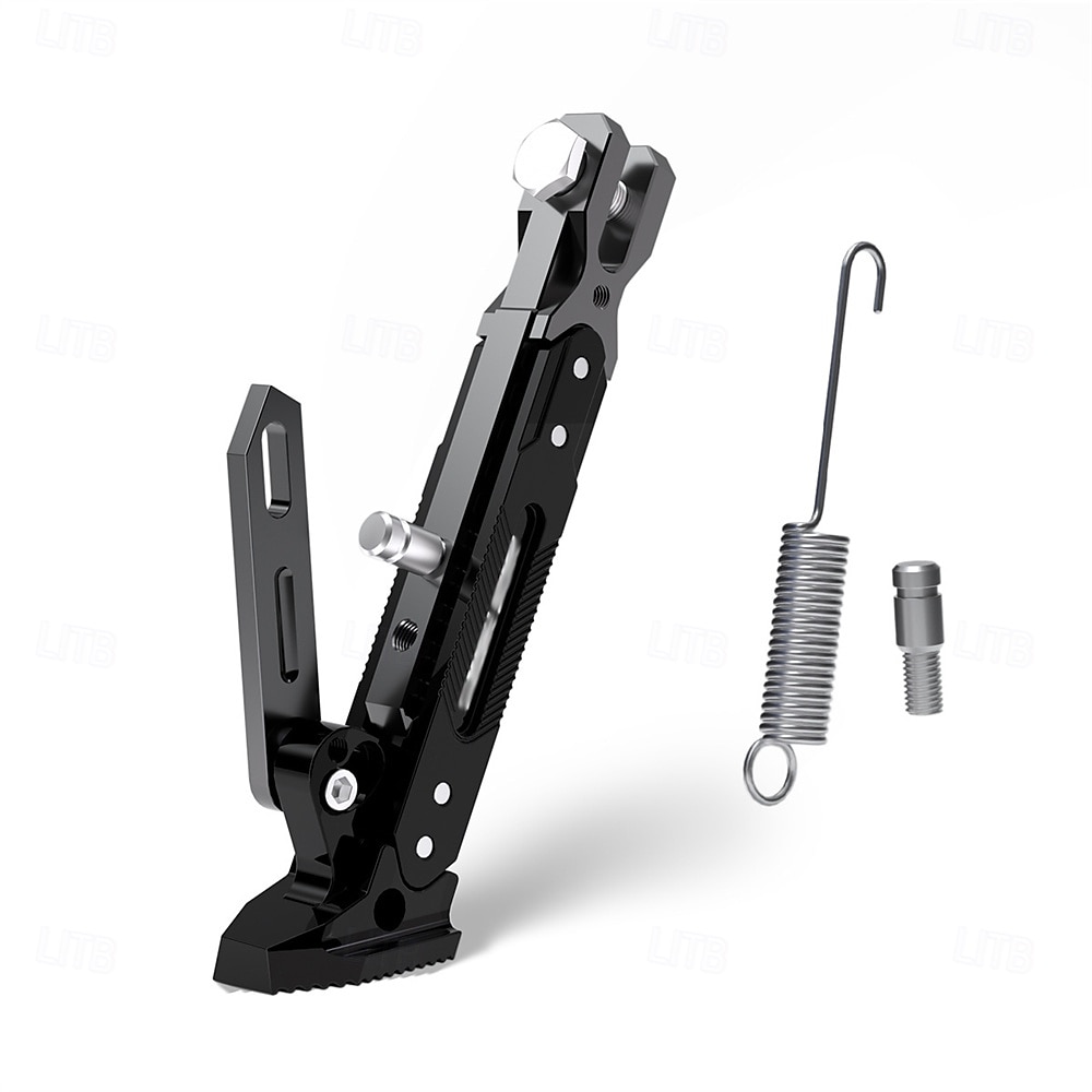 Univerzální motocyklový stojánek, boční opěrka, držák na nohy, nastavitelný boční stativ pro motocykl, motokros, skútr, moped 2026 - $19.99 –P12