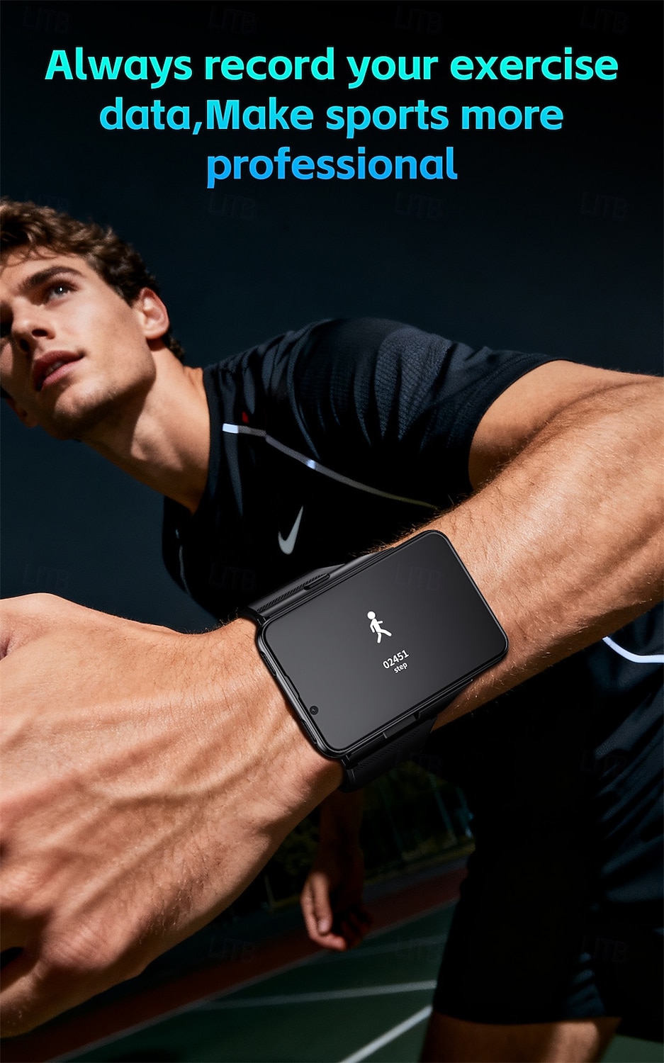 Relógio inteligente Lokmat Appllp Max de 2,88 polegadas com 4G LTE, pedômetro, calendário e câmera, compatível com dispositivos móveis, unissex, com classificação IPX-4 e caixa de 32 mm. de 2026 por $412.79 –P7