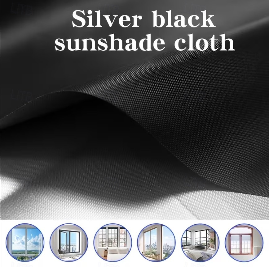 Blackout Curtain Sunshade Fabric Effectively Blocks Sunlight, Making It Ideal for Rooms by Dimming The Light. The Blackout Material Can Be Easily Applied to Windows Without The Need for Drilling 2026 - $18.99 –P6