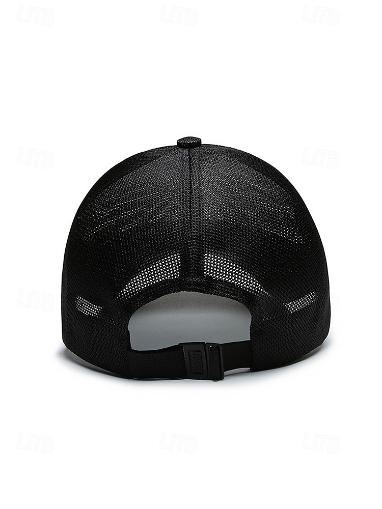 Ademende mesh pet voor heren, verkrijgbaar in verschillende kleuren, lichtgewicht en geventileerd, ideaal voor dagelijks gebruik, buitensporten en vakantiereizen. 2026 - $11.99 –P7