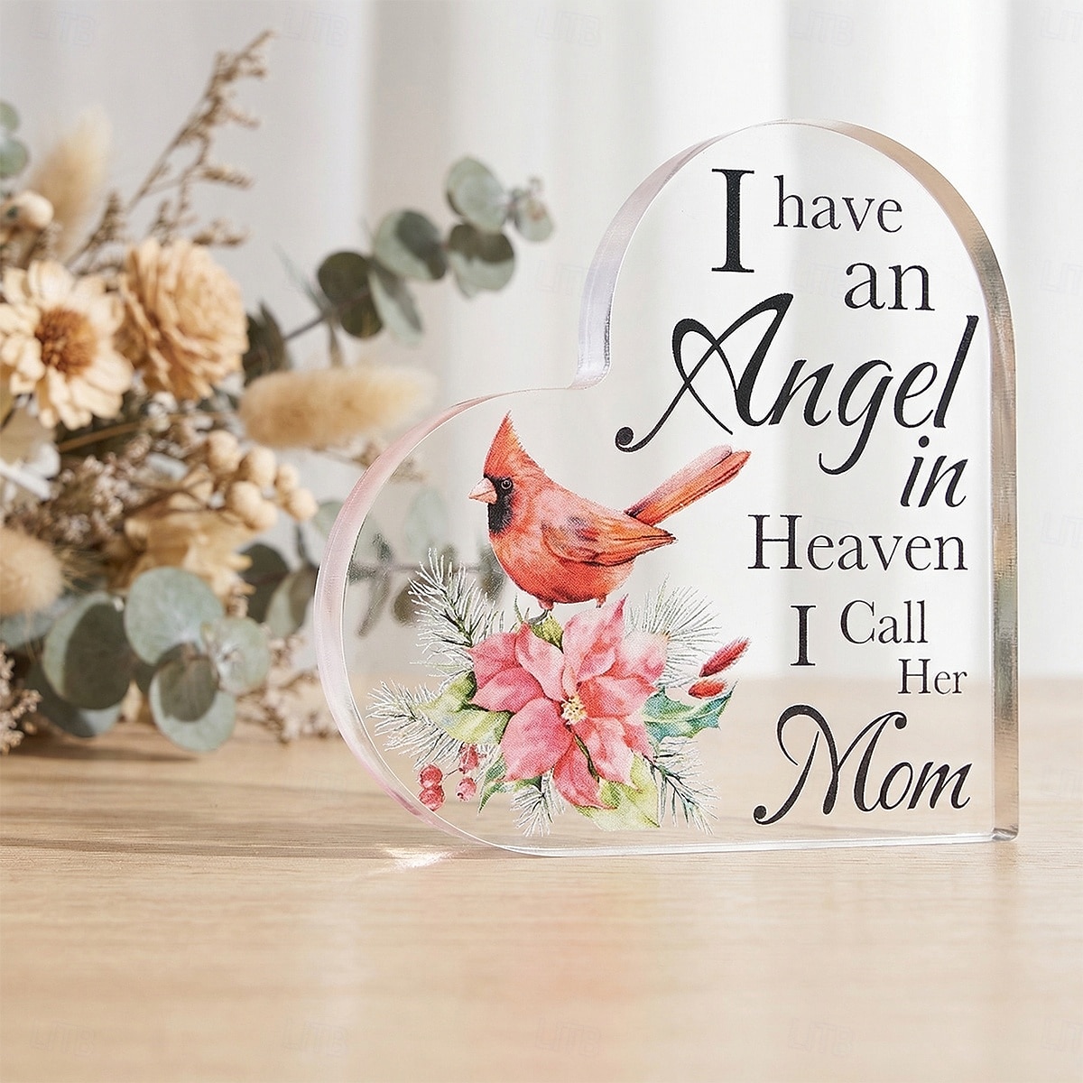 פריט קישוט בצורת לב ופרפר ליום האם אחד. קיימות מספר אפשרויות. מתאים למתנות יום האם ולקישוטי שולחן לחג המשפחה. 2026 - $9.99 –P13