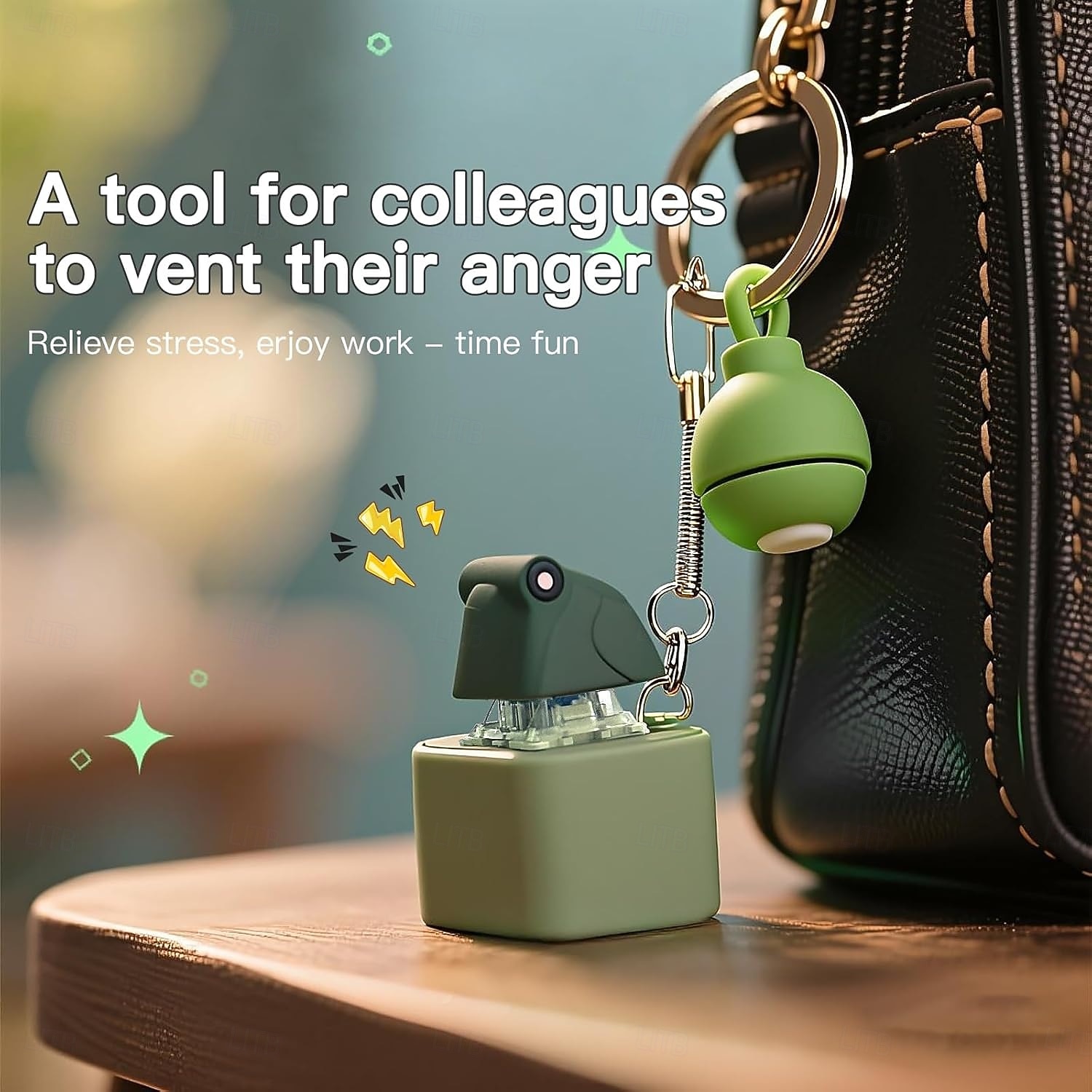 Rechocząca żaba, zabawka-fidget, akumulatorowy brelok z rechoczącą żabą, rechocząca żaba, antystresowy gadżet z kolorowymi światłami, świetna zabawa &przenośna zabawka łagodząca lęk 2026 - $17.19 –P2