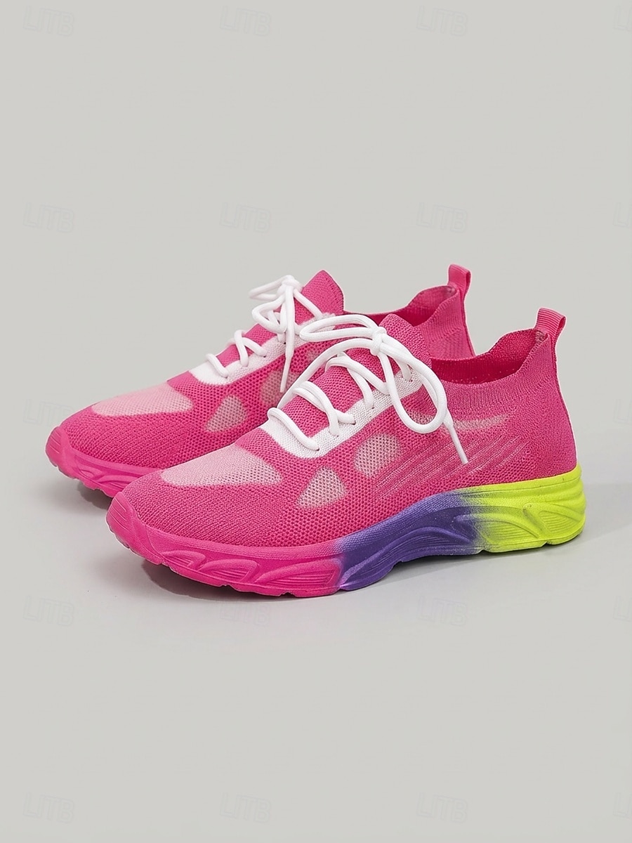 Hellblaue Strick-Sneaker für Damen – leichte, atmungsaktive Schuhe zum Spazierengehen, für Outdoor-Aktivitäten, Fitnesstraining und den Alltag 2026 - $29.99 –P1